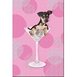 Sears – Trademark Fine Art 30×47 inches “Min Pin II” by Gifty Idea Greeding Cards and Such! Only $102.58 (Reg 113.99) + Free Shipping