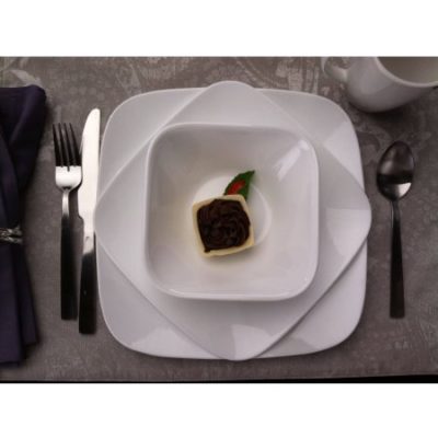 Walmart – Corelle Squares Pure White 16-Piece Dinnerware Set Only $50.49 (Reg $57.99) + Free 2-Day Shipping