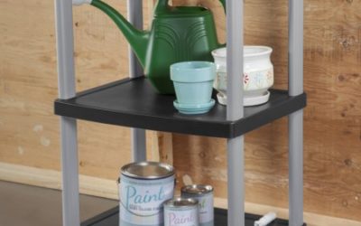 Walmart – Sterilite 3-Shelf Unit, Black Only $6.67 (Reg $21.88) + Free Store Pickup