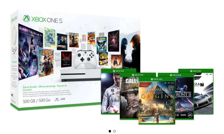 Microsoft – Xbox One Console Bundle + 2 Free Games Only $249.00 Shipped! (Reg $350)