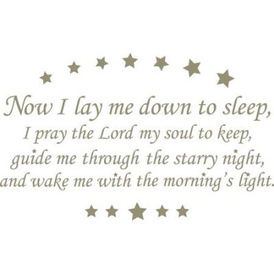 Walmart – WallPops Sleep Time Children’s Prayer Wall Decal Only $9.26 (Reg $10.89) + Free Store Pickup