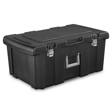 Walmart – Sterilite 16 Gallon Footlocker, Black Only $20.98 (Reg $28.18) + Free Store Pickup