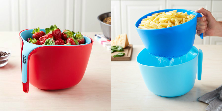 Walmart – Tasty 2-piece Strainer Set – Strainer and Bowl Only $9.97 (Reg $12.44) + Free Store Pickup