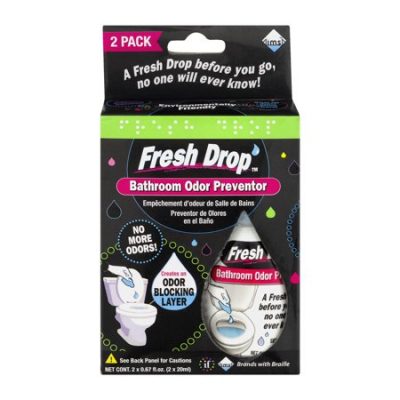 Walmart – Fresh Drop Bathroom Odor Preventor, 2 count Only $3.02 (Reg $4.47) + Free Store Pickup