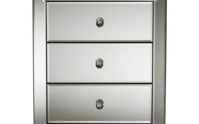 Walmart – Baxton Studio Chevron Modern and Contemporary Hollywood Regency Glamour Style Mirrored 3-Drawers Nightstand Bedside Table Only $199.74 (Reg $308.00) + Free Shipping