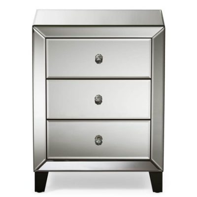 Walmart – Baxton Studio Chevron Modern and Contemporary Hollywood Regency Glamour Style Mirrored 3-Drawers Nightstand Bedside Table Only $199.74 (Reg $308.00) + Free Shipping