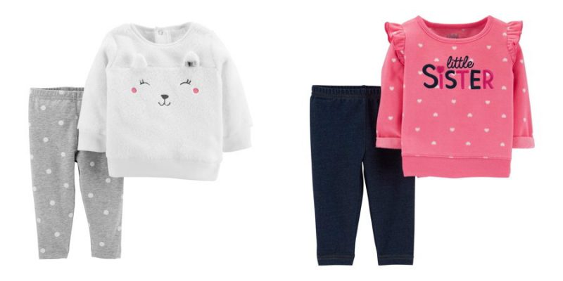 Walmart – Child of Mine by Carter’s Long Sleeve Fleece Top & Pants Only $8.00 (Reg $8.44) + Free Store Pickup