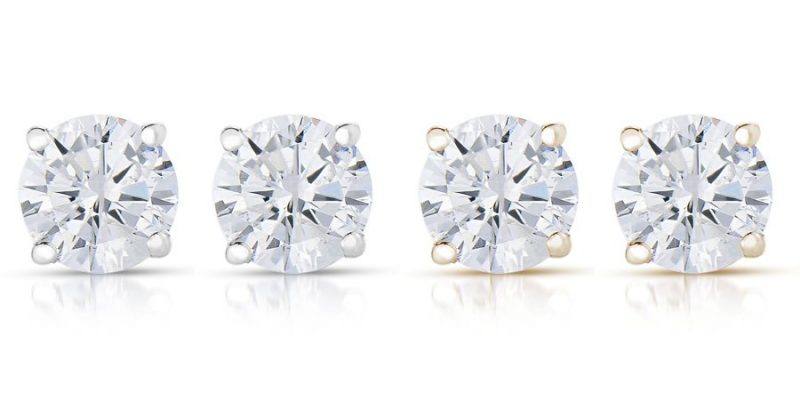 Walmart – Vir Jewels 1/4 cttw Round Diamond Stud Earrings 14K White Gold (I2-I3 Clarity) Only $79.99 (Reg $119.99) + Free Shipping