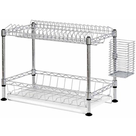 Walmart – Two-Tier Wire Dish Rack Only $20.32 (Reg $25.88) + Free Store Pickup