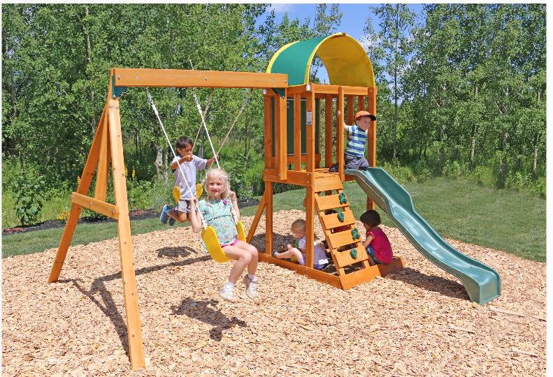 Walmart.com – KidKraft Ainsley Wooden Swing Set Only $279.00, Reg $399.00 + Free Shipping!